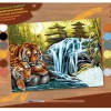 Malen nach Zahlen "Tiger am Fluss"