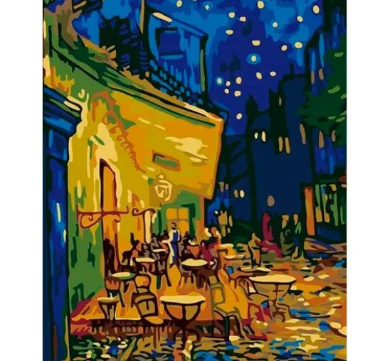 Malen nach Zahlen "Van Gogh - Cafe"