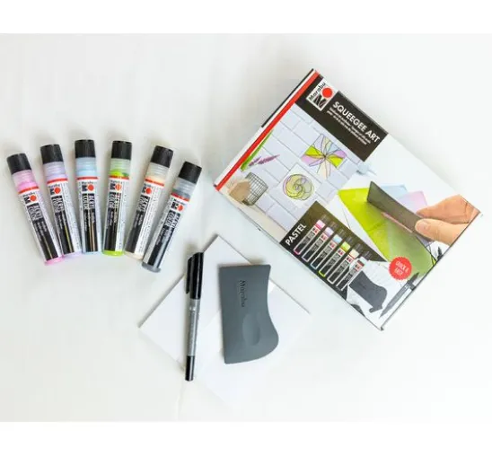 Marabu Acryl Color Squeegee Art Set