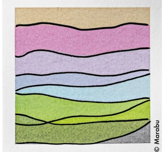 Marabu Acryl Color Squeegee Art Set