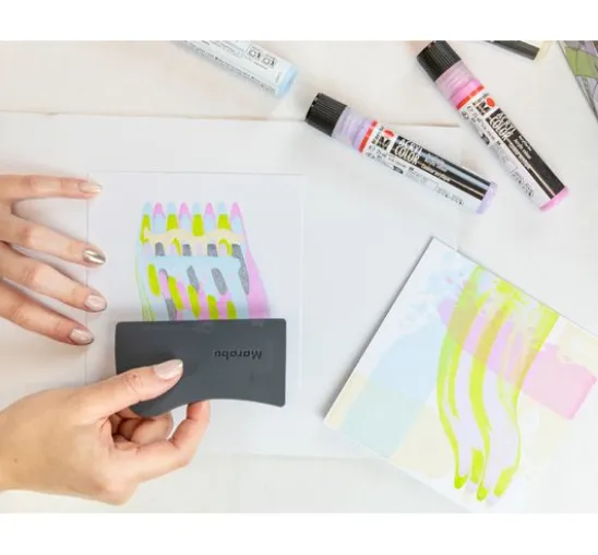Marabu Acryl Color Squeegee Art Set
