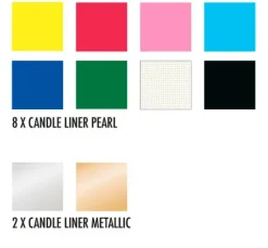 Marabu Candle Pen Set "Party", 10 x 25 ml