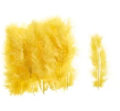 Marabufedern, ca. 15 Stück