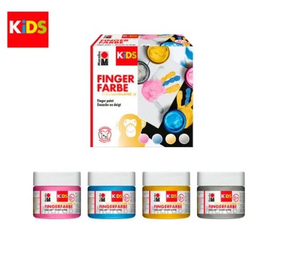 Marabu KiDS Fingerfarbe "STERNENGLANZ"