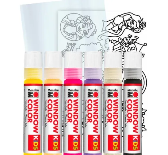 Marabu KiDS Window Color Set "Prinzessin"
