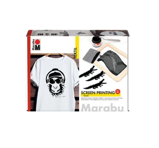 Marabu Textil Print Screen-Set, 4-tlg.