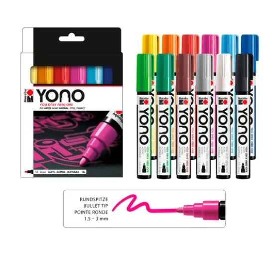 Marabu YONO Marker-Set "ADVANCED"