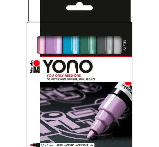 Marabu YONO Marker-Set "PASTEL"