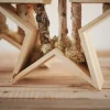 Marble Kerze, durchgefärbt, 4er-Pack