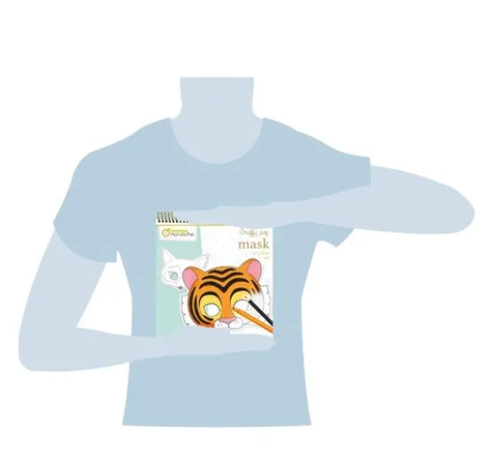 Maskenmalbuch Graffy Pop "Tiere"