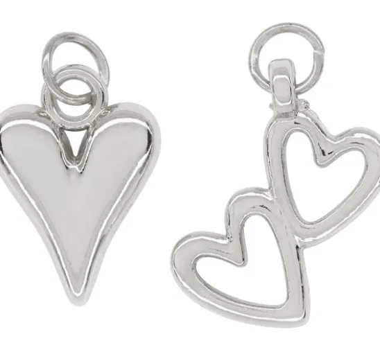 Metall Charms Herzen