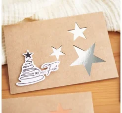 Metallic- und Glitzerpapier-Mix, A4, 32 Blatt