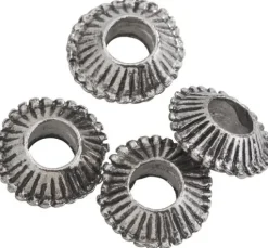 Metallperle, 4 Stück