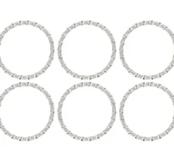 Metall Ring gedreht