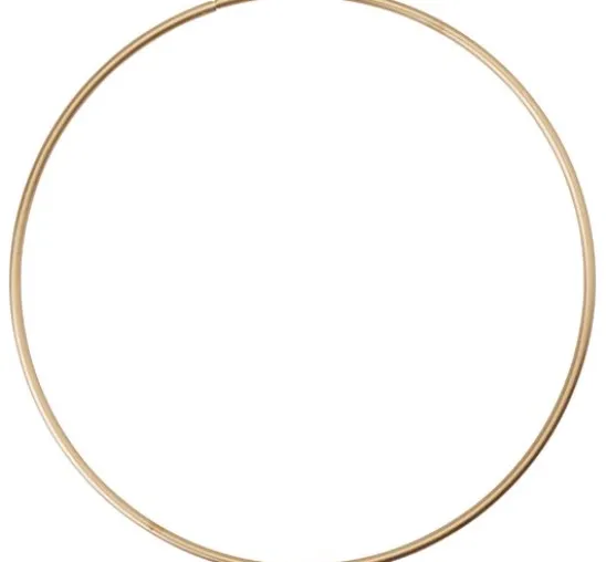 Metallring "Kreis", Goldfarben