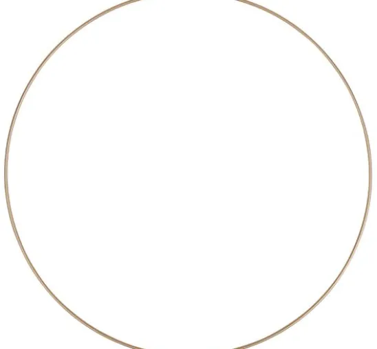 Metallring "Kreis", Goldfarben