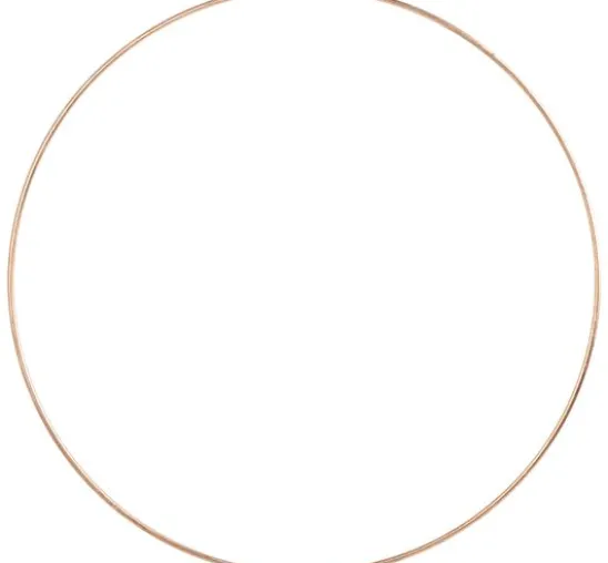Metallring "Kreis", Goldfarben