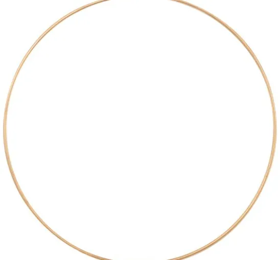 Metallring "Kreis", Goldfarben