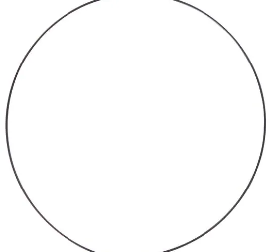 Metallring "Kreis", Schwarz