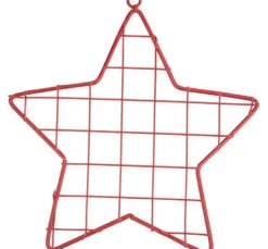 Metallring Stern "Gitter"