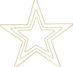 Metallring "Stern", Goldfarben