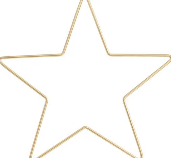 Metallring "Stern", Goldfarben