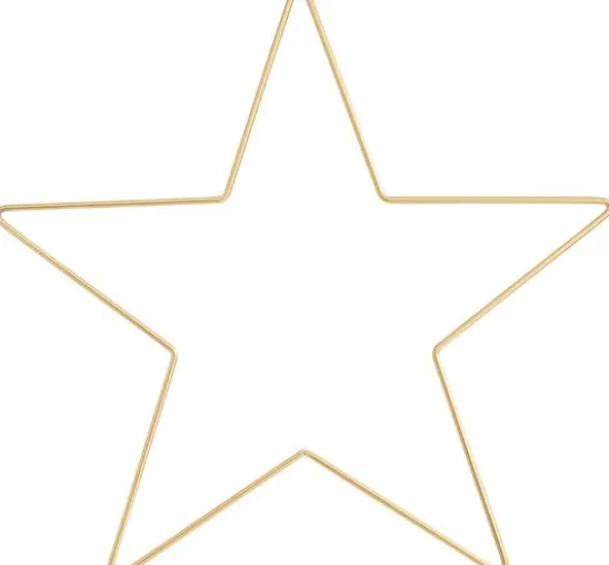 Metallring "Stern", Goldfarben