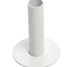 Metall-Stabkerzenhalter, Weiß