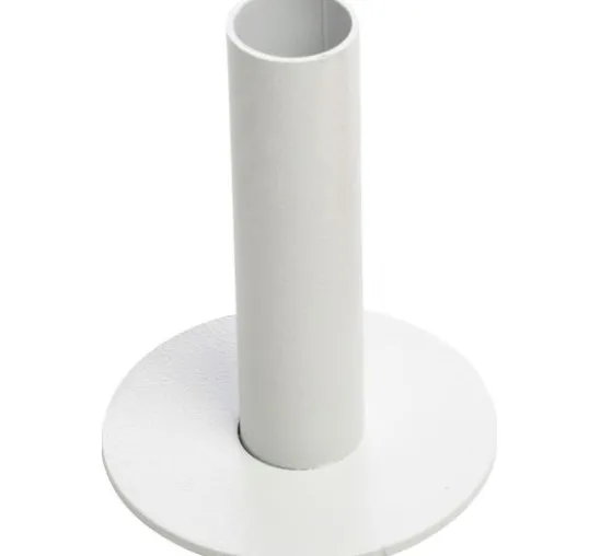 Metall-Stabkerzenhalter, Weiß