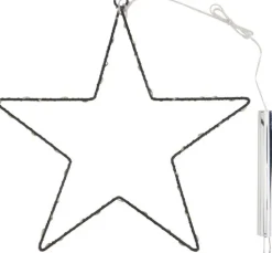Metall-Stern mit LED-Mini-Lichter inkl. Timer 6/18 Std.