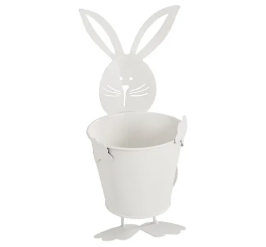 Metall Topf "Hase"
