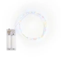 Micro-LED-Lichterkette, Bunt, mit Timer, 60 LEDs
