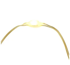 Micro-LED-Lichterkette, mit Timer, goldfarbener Draht, 20 LEDs