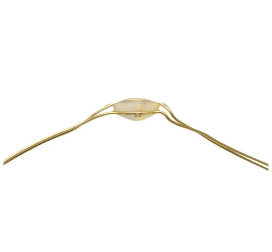 Micro-LED-Lichterkette, mit Timer, goldfarbener Draht, 20 LEDs