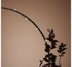 Micro LED Lichterkette, mit Timer, schwarzer Draht, 20 LEDs
