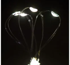Micro-LED-Lichterkette, mit Timer, schwarzer Draht, 30 LEDs