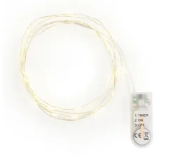 Micro-LED-Lichterkette mit Timer 6/18Std., 30 LEDs, L 1,95 m