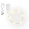 Micro-LED-Lichterkette, wiederaufladbar, 20 LEDs