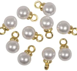 Mini-Anhänger "Perle", Gold