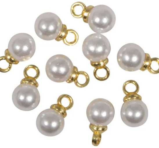 Mini-Anhänger "Perle", Gold