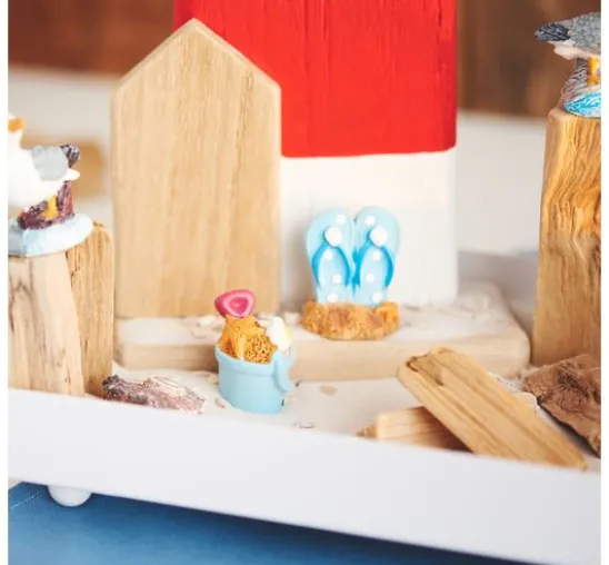 Miniatur Eimer & Flipflops