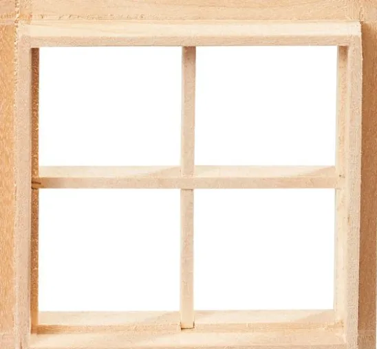 Miniatur Fenster quadratisch "breite Tiefe"