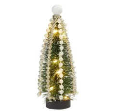 Miniatur Tanne mit LED Beleuchtung, 14 cm