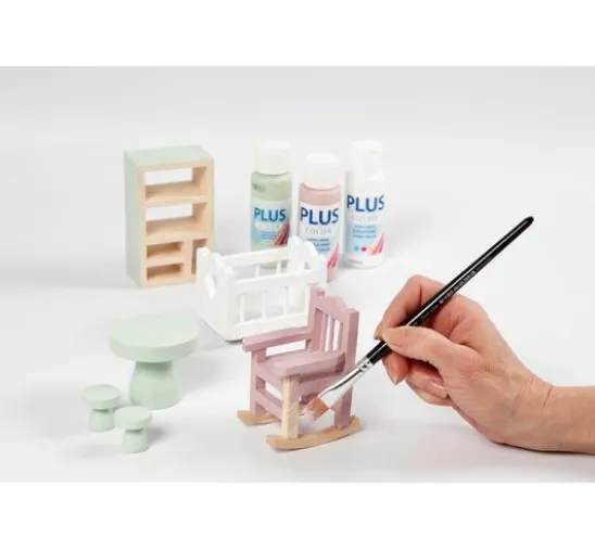 Miniatur Tisch und Hocker