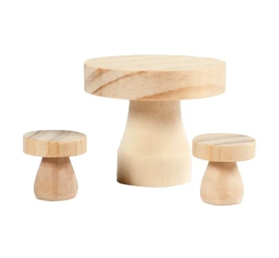 Miniatur Tisch und Hocker