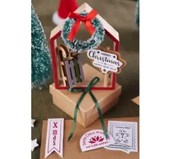 Miniatur Weihnachtskränze