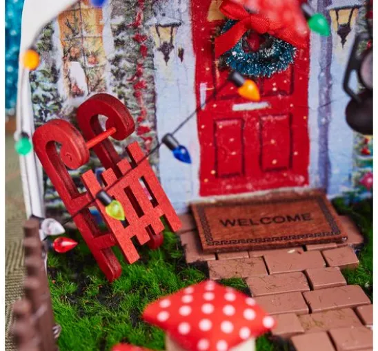 Miniatur Weihnachtskränze