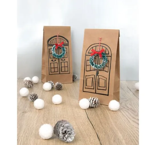 Miniatur Weihnachtskränze