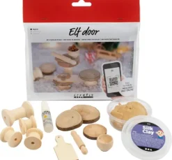 Mini Bastelset Wichteltür "Kekse backen"