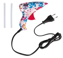 Mini-Heißklebepistole "Flower Power", mit Kabel